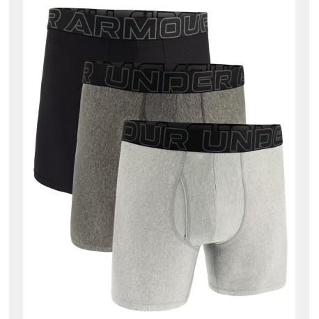 Under Armour Boxers Perf Tech Solid 6in 3Pk