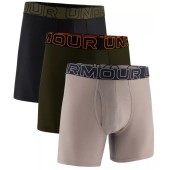 Under Armour Boxers Perf Tech Solid 6in 3Pk