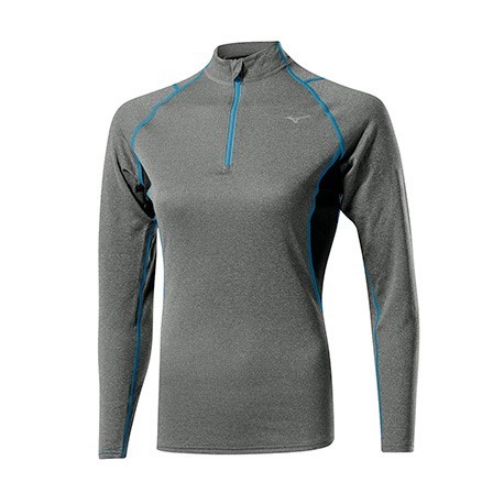 Mizuno Tee-Shirt Merino Wool 1/2 Zip Lady